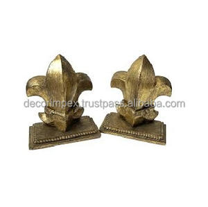 Serre-livres décoratifs pour salle d'étude, paire de serre-livres à cheval, design créatif, français, Nouvelle-Orléans - Product Image 1