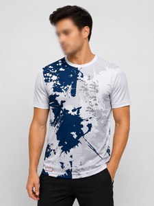 T-shirt homme en coton et polyester 100 %, sublimation, prix bas, coupe ample, manches longues, surdimensionné, style streetwear, personnalisable. - Product Image 1