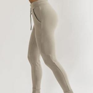 Pantalones cargo para mujer, pantalones deportivos de bambú orgánico de alta calidad para mujeres, pantalones deportivos sostenibles, pantalones deportivos ecológicos. - Product Image 2