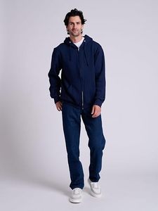 Sudadera con Capucha para Hombre, 100% Algodón, Forro Polar, Cuello en V, Corte Regular, Casual, Impermeable, Resistente al Viento, Ecológica, de Secado Rápido, 300g, Sólida, para Invierno - Product Image 3