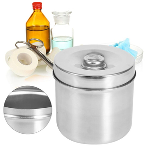 Pot à pommade en acier inoxydable Holloware, réutilisable, pour usage médical, chirurgical et hospitalier - Product Image 3