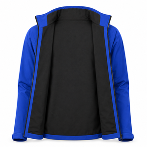 Custom Colors <b>Men</b> Outdoor Softshell <b>Jacket</b> Windproof <b>Lightweight</b> Polyester Stand Collar Softshell <b>Jacket</b> - Product Image 5