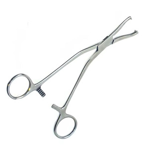 M.A SIDDIQUE INTERNATIONAL Ensemble d'instruments chirurgicaux orthopédiques personnalisés : Pince à os Dingman à manche courbé - Product Image 2