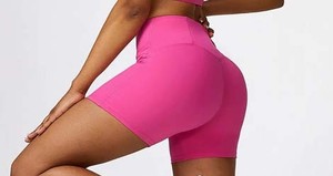 Women High Waist Yoga <b>Shorts</b> <b>Seamless</b> Stretch Workout Fitness Activewear Breathable Quick Dry <b>Gym</b> Running Exercise <b>Shorts</b> - Product Image 2