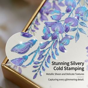 Custom Magnetic Closure Lid Base Rigid <b>Box</b> Embossing Gold Stamping UV Glossy Lamination Recyclable High Quality Paperboard - Product Image 2