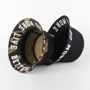 Sombrero de Pescador Unisex con Estampado de Camuflaje, 56-58 cm, Primavera/Verano, Casual, para Adultos, con Estampado 'Do More Live' - Product Image 4