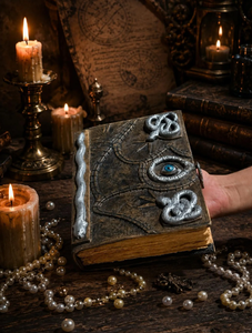 <b>Hocus</b> <b>Pocus</b> Spell <b>Book</b> Winifred Sanderson's Spell <b>Book</b> of Shadows Grimoire Fantasy Handmade Leather Journal Halloween - Product Image 5