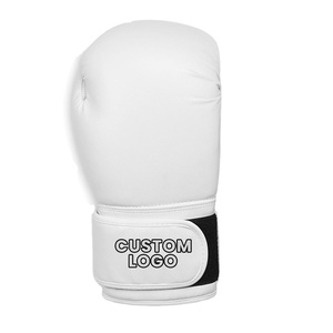 Guantes de Boxeo Profesionales Blancos, Ligeros, Transpirables, de Secado Rápido, de Cuero, para Entrenamiento, Sparring, Kickboxing, MMA - Product Image 5