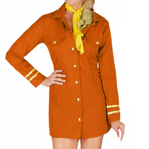 Ensemble d'uniformes de compagnie aérienne pour pilotes et personnel de cabine féminin, uniforme d'aéroport, logo personnalisé et design simple, fabrication OEM. - Product Image 1