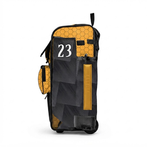 Customized Logo Holder Shoe Compartment Glove Pocket Fence Hook and Water Bottle <b>Baseball</b> Bags Wholesale Custom <b>Baseball</b> Bags - Product Image 3