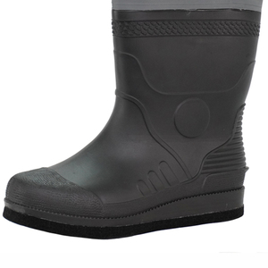 OHJI P9 OEM Waders de pêche respirants en nylon imperméable 420D avec semelle en feutre et talon en néoprène, avec bottes intégrées - Product Image 2