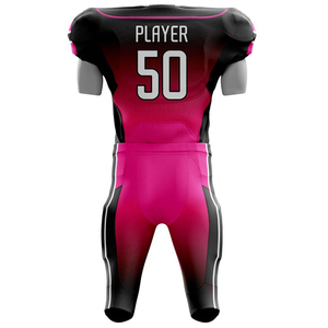 Uniforme de Fútbol Americano Personalizado con Logotipo, Manga Corta, Tela de Malla Transpirable, Impresión Sublimada, Equipo de Entrenamiento Resistente para Deportes de Equipo - Product Image 3