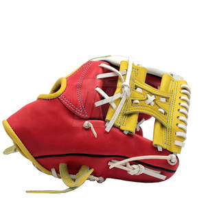 Guantes de Béisbol de Cuero Personalizados de Fábrica de Producción Profesional en Oferta, Guantes Deslizantes de Diseño Nuevo y Popular para Adolescentes y Adultos - Product Image 1