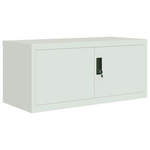 Archivador Grande de Acero con Recubrimiento en Polvo Gris Claro - Product Image 3
