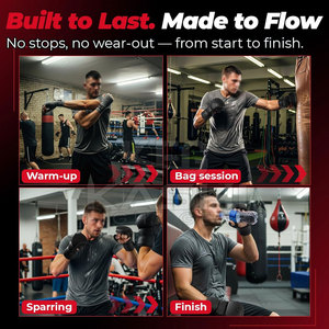 Guantes de Piel para Kick Boxing y MMA, Ajustables, Transpirables, que Absorben la Humedad, para Entrenamiento Físico y de Fuerza - Product Image 6