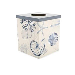 Boîte à mouchoirs carrée imprimée de belles fleurs, boîte à mouchoirs asthénique avec porte-serviettes en métal de qualité supérieure pour la maison et la salle de bain - Product Image 4