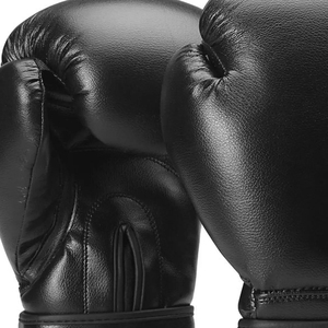 Gants de boxe durables avec sangle de poignet réglable en cuir PU pour débutants, entraînement professionnel, équipement de sparring - Product Image 4