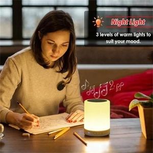 Enceinte portable sans fil avec lampe de chevet tactile, lecteur audio à basses profondes, volume élevé, lecteur USB/TF, subwoofer de fête, best-seller en Afrique - Product Image 3