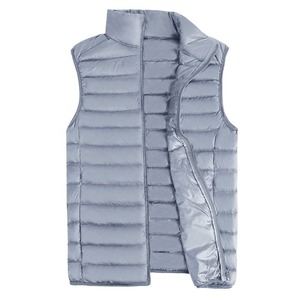 Custom 100% Polyester Sleeveless Puffer Vest <b>Lightweight</b> Outdoor Golf Windproof Zip-Up OEM Wholesale - Product Image 1