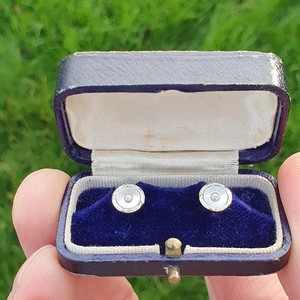 Bouton de chemise de luxe en moissanite taillée, en argent sterling 925, or blanc, jaune, rose, couleur E/F, pureté VVS VS, taille personnalisée, bijou cadeau pour fête - Product Image 1