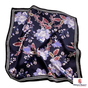 Premium Printed Short <b>Scarf</b> Fabric Custom Design White Label OEM ODM Textile Manufacturer Bali - Product Image 3