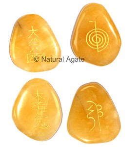 Banded Agate Oval Usui Reiki Set | Wholesale Chakra - Reiki set - Product Image 3