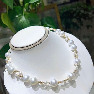 สร้อยคอมุกดำธรรมชาติรูปตัว Y พร้อมหัวเข็มขัด ดีไซน์ทันสมัยและหลากหลายสไตล์  ประเภทสินค้ามีตำหนิเล็กน้อย - Product Image 2