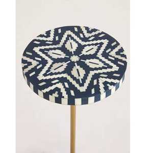 Handmade Bone inlay side <b>end</b> table - Product Image 3