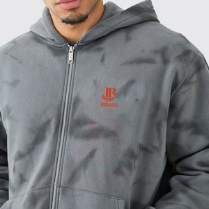Acid Wash <b>Sweat</b> Suit <b>Top</b> Quality Sun Faded Tracksuit Hooded & Trouser 100% Cotton For <b>Men</b> Tracksuit Set - Product Image 2