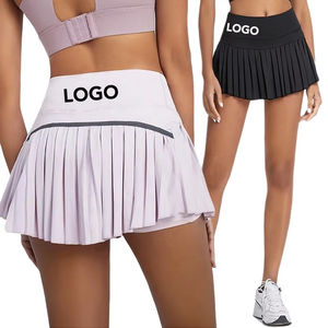 Ropa Deportiva de Tenis para Mujer de Secado Rápido con Estampado por Transferencia de Calor, Transpirable, de Poliéster, Conjunto Atlético de Tenis - Product Image 1