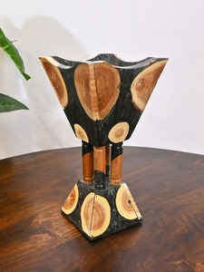 Epoxy Wooden And Resin Tealight <b>Candle</b> Holders Irregular Shape Eco-Friendly Non-Toxic <b>Candle</b> <b>Tray</b> Decorative Home Accent - Product Image 3
