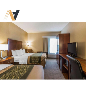 Juego de Muebles para Dormitorio de Hotel - Muebles de Grado Comercial con Acabado Laminado HPL para Proyecto Quality Inn, Fabricante OEM en Vietnam - Product Image 2