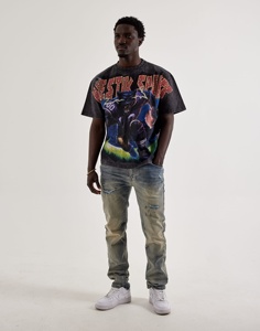 T-shirts pour hommes, vêtements de mode, impression DTF, style streetwear, t-shirt imprimé DTF, poids lourd 300 GSM, pour la mode d'hiver - Product Image 1