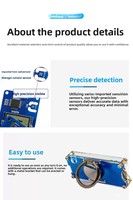 Pencatat Data Suhu Industri Higrometer Digital untuk Cerutu Termometer Digital Presisi Tinggi Instrumen Pengujian Lingkungan