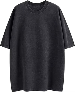 Camiseta de Hombre 100% Algodón con Lavado Ácido, Personalizada OEM de Primera Calidad |   Camiseta Holgada de Gran Tamaño con Hombros Caídos ONEAPEX INTERNATIONAL - Product Image 4