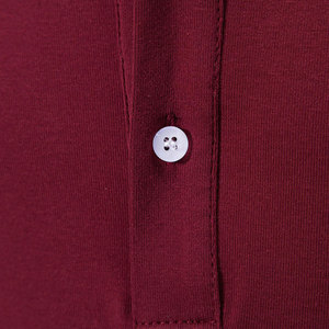 T-shirt polo à manches courtes pour hommes, léger, respirant, décontracté, col chemise, mélange de coton, haut d'été confortable pour le sport - Product Image 6
