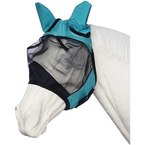 Horse <b>Fly</b> <b>Mask</b> Mesh With Ear Coverage Black Protective Face Cover For Horses Completely Customizable from Manufacturer - Product Image 4