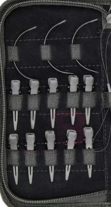 Kit d'outils professionnels pour extensions de cheveux en acier inoxydable avec aiguille à crochet, vente en gros, avec étiquette personnalisée - Product Image 5