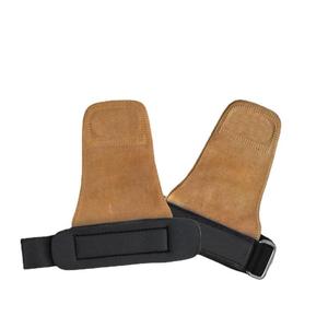 Leather Gymnastics Hand Grips <b>Weight</b> Lifting <b>Glove</b> Heavy Duty Straps for Cross <b>Training</b> - Product Image 2