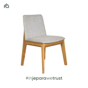 Juego de Sillas de Comedor de Madera Maciza Natural de Estilo Japonés Moderno para Dormitorio y Sala de Estar, Hecho en Indonesia - Product Image 2