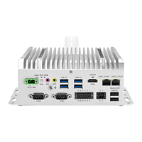 Mini PC CWWK 8265U sin ventilador J6412 2 x RS232/RS485/RS422 COM 2 x Gigabit LAN GPIO 4USB3.2 Riel DIN i3 i5 i7 Ordenador Industrial