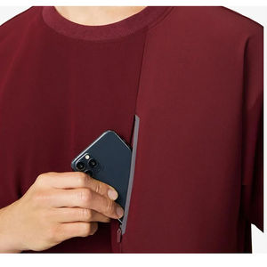 Tenues médicales unisexes de haute qualité pour infirmières, ensembles de blouses et pantalons extensibles personnalisables pour usage hospitalier avec détection d'aiguilles - Product Image 3