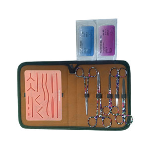 Best Quality Practice Kit Medical and Vet Students Reusable Skin Medical Suture Practice Skin Pad Kit Surgical Suture Kit - Product Image 1