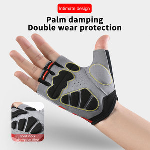 Gants de musculation et de cyclisme unisexes à demi-doigts, pour sports de plein air, entraînement en salle de sport, avec support de poignet, antidérapants et respirants - Product Image 6