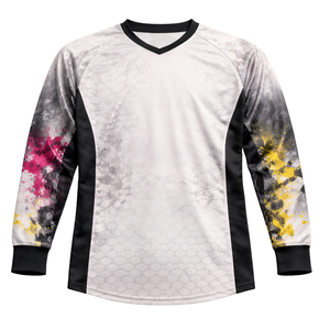 Maillot de paintball personnalisé à sublimation, manches longues, tissu en maille léger et durable, fabricant d'uniformes d'équipe - Product Image 2