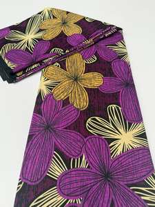 Tissu en coton imprimé africain de haute qualité Ankara, fabrication OEM, marque privée pour l'industrie de la mode ghanéenne - Product Image 2