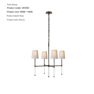 Lustre ovale en fer et verre de style nordique avec LED pour restaurant et décoration intérieure, éclairage pour plafond haut, chambre à coucher, salon - Product Image 5