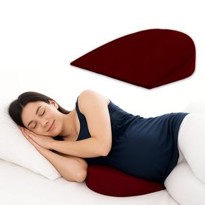 Memory Foam <b>Wedge</b> Pregnancy <b>Pillow</b> for Sleeping Back Knees and Legs Maternity <b>Wedge</b> <b>Pillow</b> for Belly Support - Product Image 4