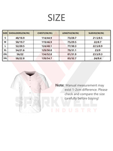 เสื้อเบสบอล SPARKWELL สีขาว น้ำเงิน แดง พิมพ์ลายแบบ Sublimation ระบายอากาศได้ดี ผลิตจากโพลีเอสเตอร์ สำหรับผู้ชาย พร้อมระบบตรวจจับเข็ม - Product Image 6