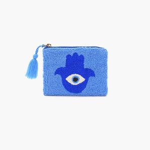 Elegante monedero bordado con cuentas de semillas para mujer, monedero de lujo hecho a mano con cuentas de semillas bordadas. - Product Image 4